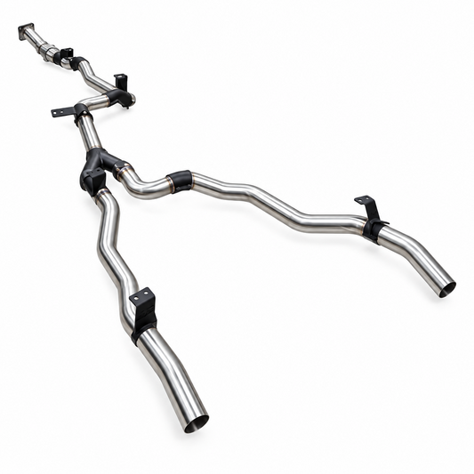 Manta Twin 3″ Stainless DPF Back Exhaust Exit DPF Back Without Muffler | Toyota Landcruiser 79 Series GDJ79 Ute 2.8L TD 2023–on