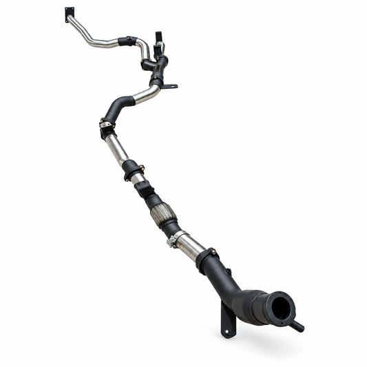 Manta Twin 3″ Stainless Turbo Back Exhaust With Cat & With Hotdog | Toyota Landcruiser 79 Series GDJ79 Ute 2.8L TD 2023–on