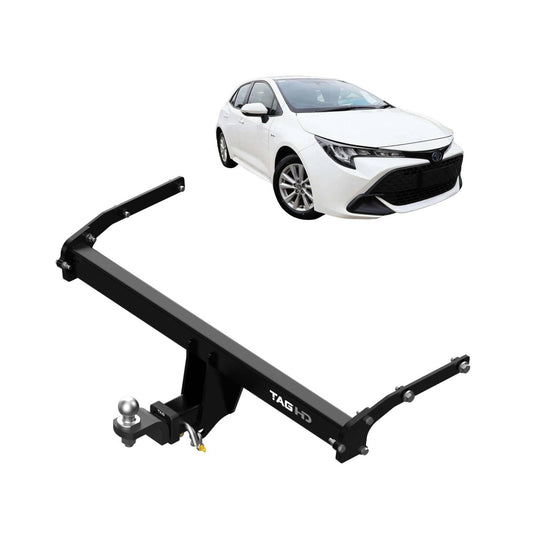 TAG Heavy Duty Towbar for Toyota Corolla Hatchback 2018-on | 1300kg towing - T7TA44