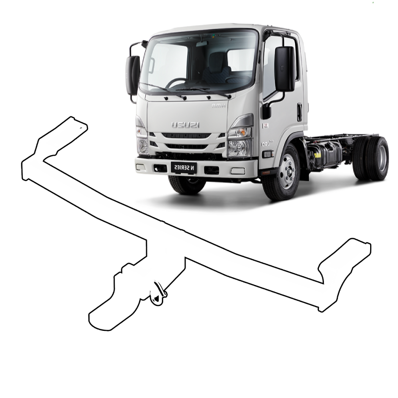 BTA - Towbar to Suit Isuzu N Series 4WD Truck (01/1988 – On) Heavy Duty Towbar 4500/450kg ADR 62 & AS4177 COMPLIANT