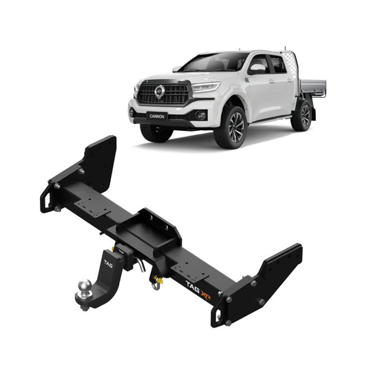 TAG Extreme Recovery Towbar for GWM Cannon Cab Chassis 2020-on | 3500kg towing - TXRA19