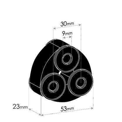 Redback Exhaust Rubber for Toyota Hilux 1990-2005, Toyota Camry 1990-2005, Toyota Town Ace 1990-2005 + 1 more - TYR031