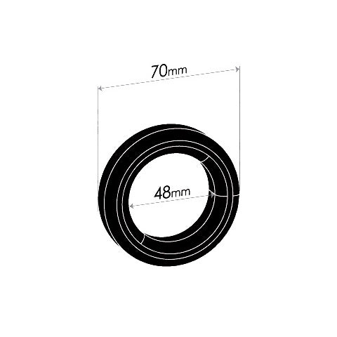Redback Exhaust Rubber for Volvo 140 1966-1985, Volvo 260 1966-1985, Volvo 240 1966-1985 + 1 more - VOR001