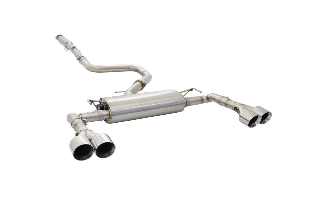 XForce - KIA CERATO GT SEDAN (2022-ON) Stainless Steel 3″ Cat Back System, Varex Rear Muffler With Tips